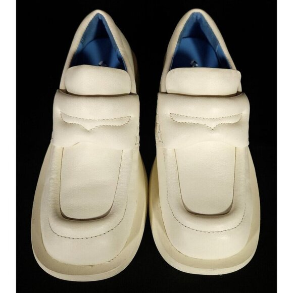 CamperLab Mil 1978 Padded Leather Loafers 37 US 7 Womens Ivory Camper Lab $245 - Picture 3 of 13
